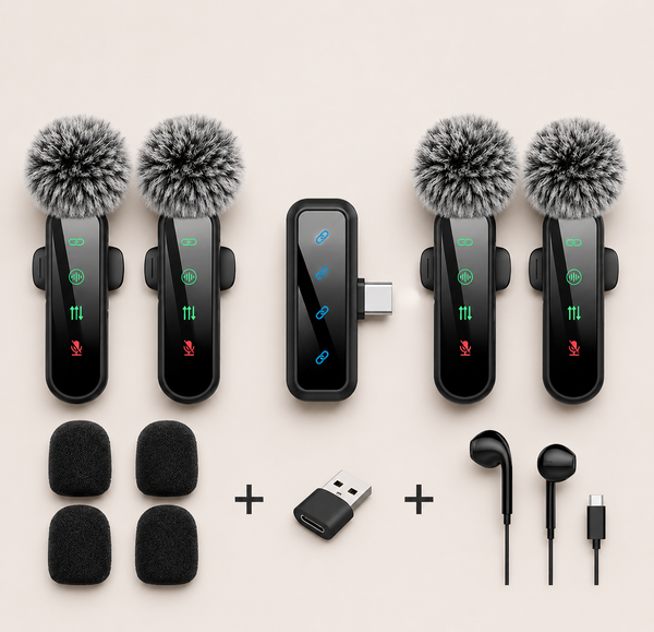 Wireless Studio Clip Mics Set