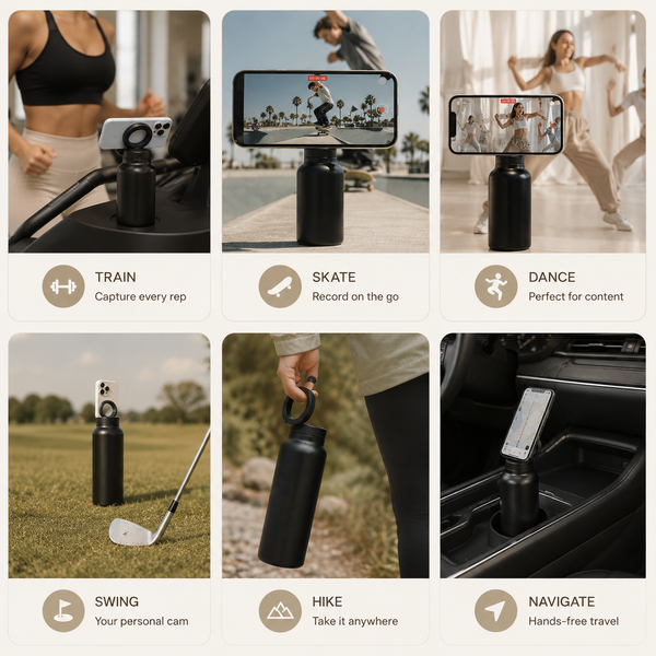 Ultimate Hydration Bottle & Mobile Phone Stand